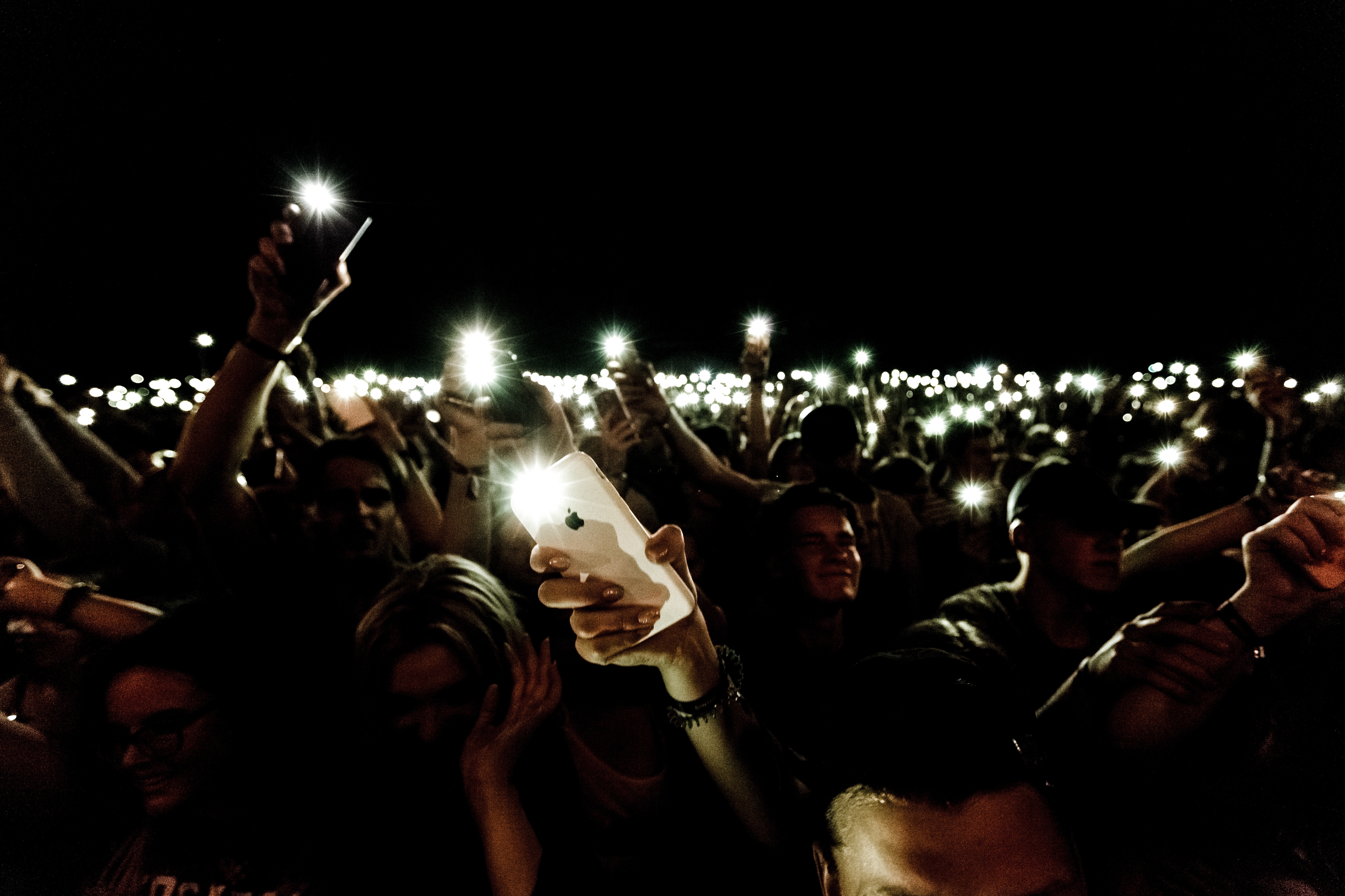 Festival with phones