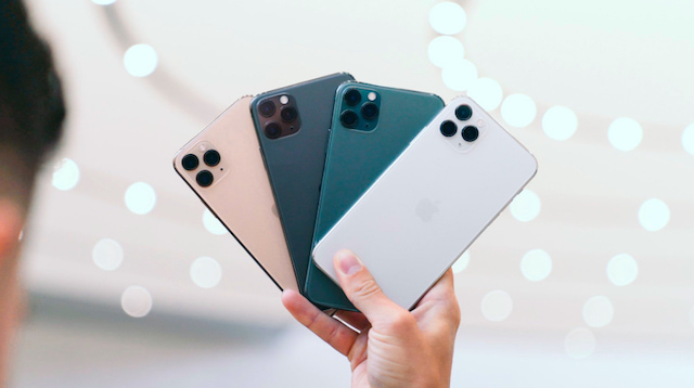 color variations of the new iPhone 11 Pro